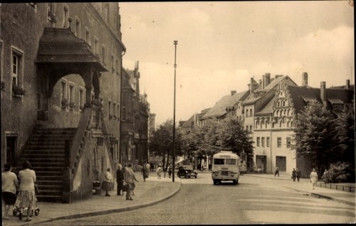 Zeitz friedensplatz - ak,