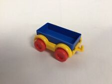 Wader 2 Achsiger Anhänger Wägelchen - Kunststoff Spielzeug 11 x 7 cm