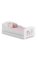 Zwei Kinderbett 80x160 mit Matratze und Schublade
