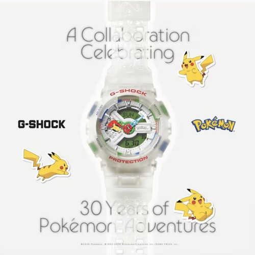 Casio shock pokémon 30th - ×,