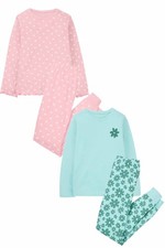 L&D Mädchen Pyjama Set lange