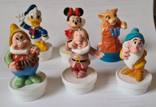 6 x  SMARTIES Disney Toppers Donald Schneewittchen Simba Stopfenfiguren
