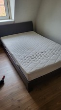 Bett Massiv 220x140cm Mit Matratze Vollholz