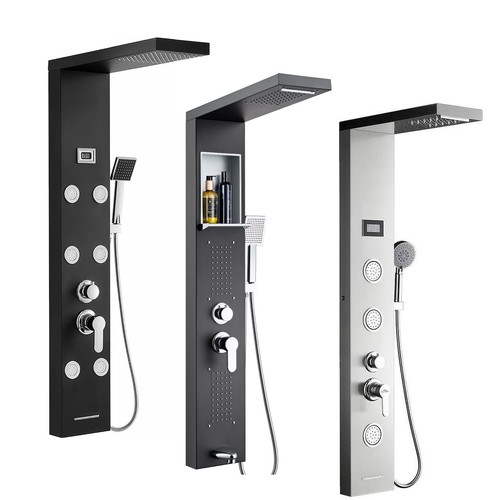 Duschpaneel edelstahl lcd - duschpaneel,