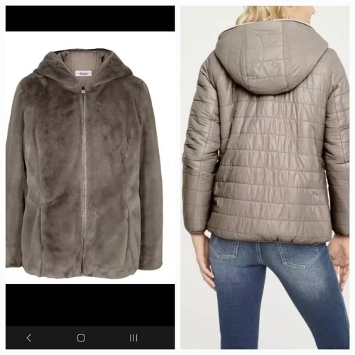 Wendejacke webpelz gesteppt - wendejacke,