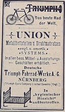 Triumph UNION Fahrradwerke AG