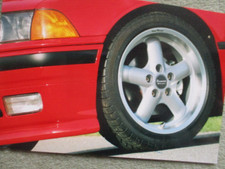 Hamann Motorsport BMW 3er Reihe E36 Felgen Pressefoto 10x15cm Rarität