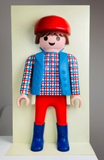 PLAYMOBIL® Halbfigur Bauer - Werbe XXL Figur / Aufsteller Großfigur 80 cm  
