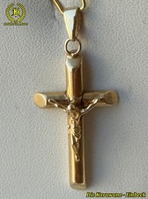 Gold Kreuz Anhänger 585 14K