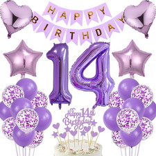 14 Geburtstag Deko Tortendeko