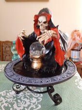 Zimmerbrunnen, Gevatter -, Zierbrunnen Luftbefeuchter Gothic Biker Skull Deko