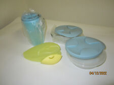 Tupperware Kleiner Mix Fix Schüttel Becher mit Quirl + Mini Duett + Etui