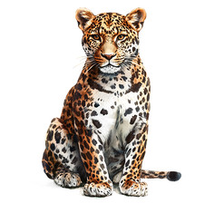 Car Sticker 18x18 cm | Leopard