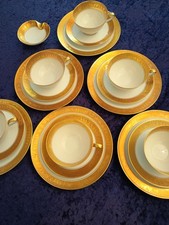 Karlsbader Porzellan Wertarbeit Teeservice für 6 Personen