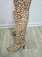 Ralph Lauren Caelynn Boots Gr.8/39 Braun Leoparden Musten NEU UVP 349€