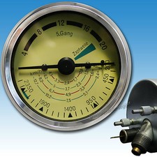 Traktormeter 80 mm Hanomag Granit 500 Brillant 600 runde Haube 516 Traktor 