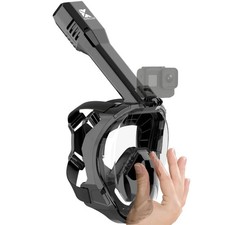 Schnorchelmaske Erwachsene Druckausgleich Khroom Seaview Pro Plus Vollmaske