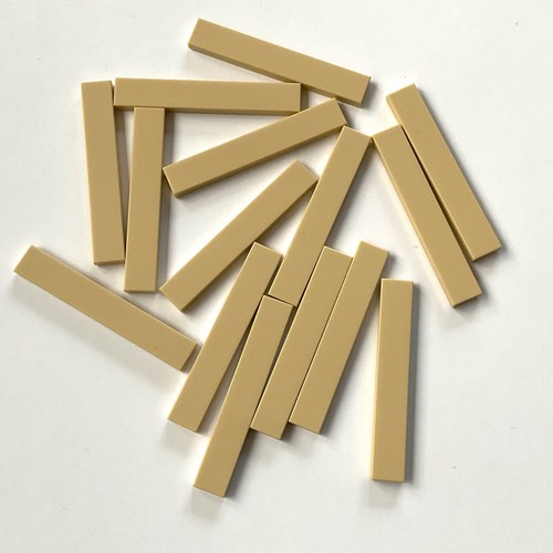 Lego fliese fliesen 1x6 - fliese,