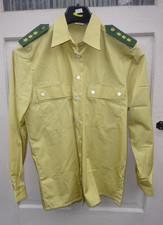 BGS Bundes Polizei Hemd beige Bundesgrenzschutz Schulterstücke Direktor PD Gr 38