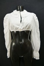 Gr.40 Dirndlbluse weiß Bluse
