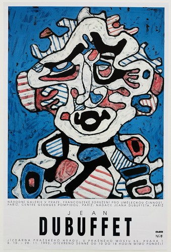 Original jean dubuffet - dubuffet, poster