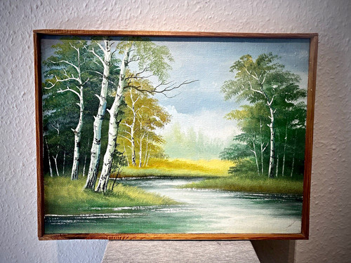 Bob ross stil vintage - ross,
