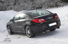 Fox Duplex Auspuff Sportauspuff Endschalldämpfer für Chrysler Sebring JS 2,7l