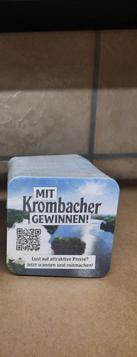Bierdeckel krombacher 100 - krombacher,