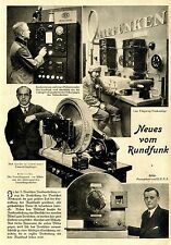 5. Funkausstellung Berlin Radiostation PolizeiFlugzeug-Funkanlage Fernsehen1928