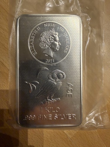 Silber münzbarren niue - kg,