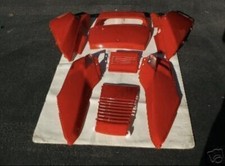 COMPLETE SET OF RED HONDA