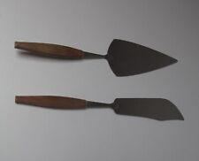Tortenheber und Tortenmesser Set Edelstahl 18/8 mit Holzgriff von Fissler  30 cm