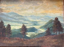 ::ÖLGEMÄLDE BLICK INS TAL