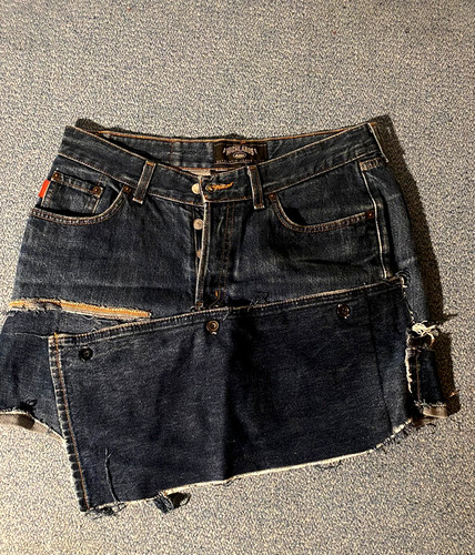 Highlands jeansrock punk - highlands,