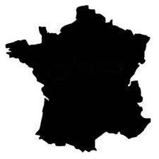 2x Auto Aufkleber Frankreich