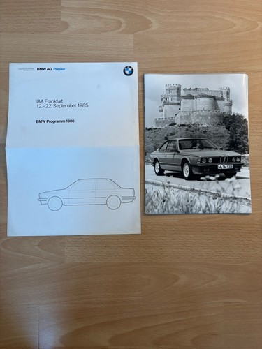 Presseinformation bmw iaa 1985 - bmw,