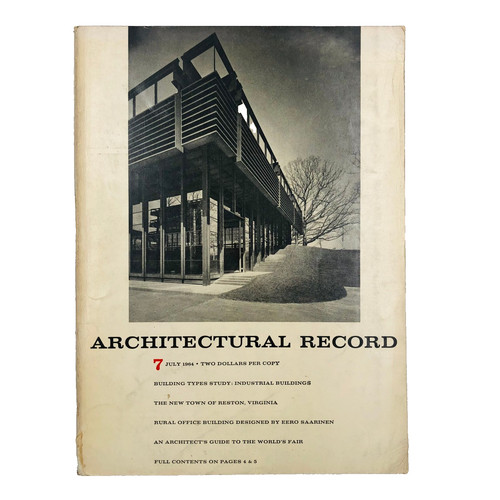 Architekturrekord juli 1964 - architekturrekord,