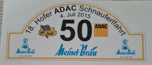 Werbe aufkleber adac 18 - -,