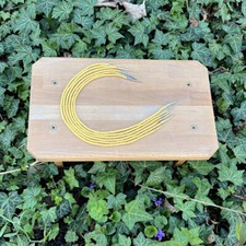 Gewandung Mittelalter LARP Nestelschnüre gelb 100%Wolle mit Nestelspitzen