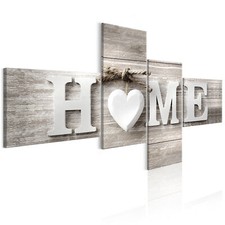 Home Haus Holz Herzen Retro