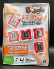 Electronic Boggle Flash Tile Slide, Swap Shuffling Game Hasbro UNBENUTZT BESCHREIBUNG LESEN