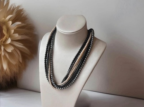 Perlenketten statement collier - statement,