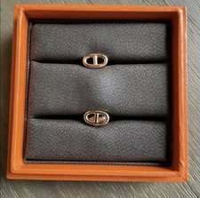 Hermes Chaine D'Ancre Ohrringe