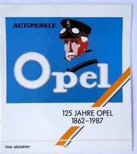 Werbe-Aufkleber 125 Jahre Opel