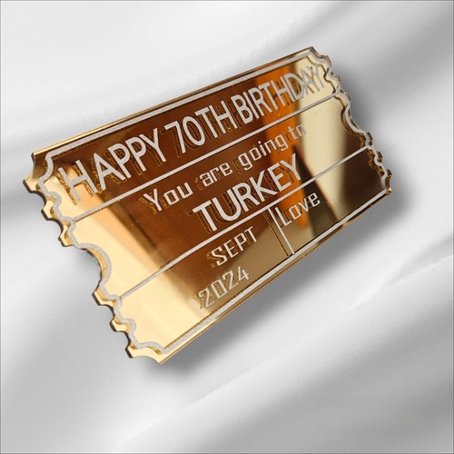Personalisierte acryl tickets - personalisierte,