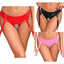 Frauen String Glänzend Slips Sexy Unterwäsche Dating Night Clubwear Bequem