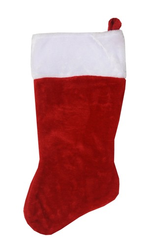 Plüschiger nikolausstiefel - plüschiger,