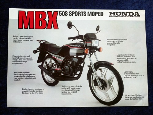 Honda mbx 50s - mbx, moped