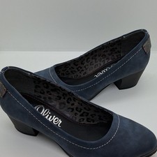 s.Oliver Damen Pumps jeansblau