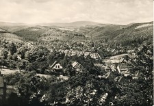 07-565 Ansichtskarte Wernigerode Harz Blick Hasserode zum Brocken Anhalt DDR